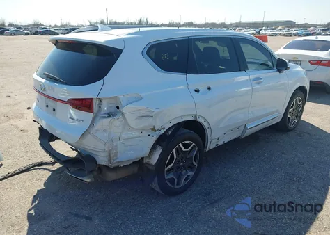 2021 Hyundai Santa Fe Calligraphy z USA, uszkodzony, nr VIN 5NMS5DAL5MH316686